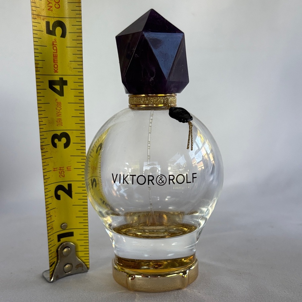 EMPTY BOTTLE & BOX VIKTOR & ROLF GOOD FORTUNE EAU OF PARFUM- PURPLE COLLECTIBLE - Picture 9 of 12